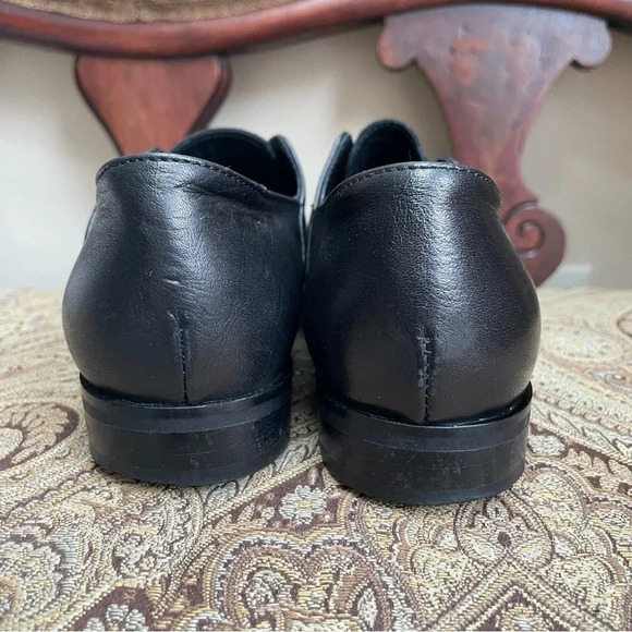Barneys New York Women’s Black Leather Strap Loafers Flats Size 7 Made in Italy - Picture 12 of 12